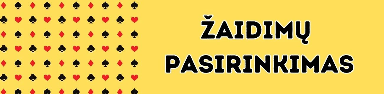 Žaidimų pasirinkimas